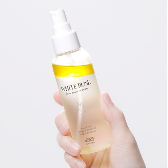 Tenzero‎ White Rose Glow Mist Serum 100ml/3.38oz Brightening Hydrating Toner NWB - Picture 1 of 7